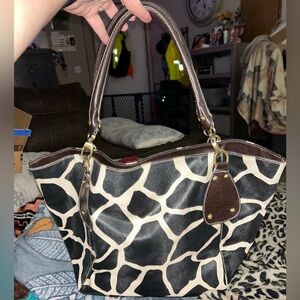 Giraffe Print Tote Bag